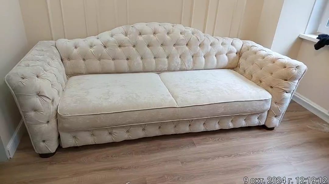 Замена обивки дивана на дому. Лесопарковая